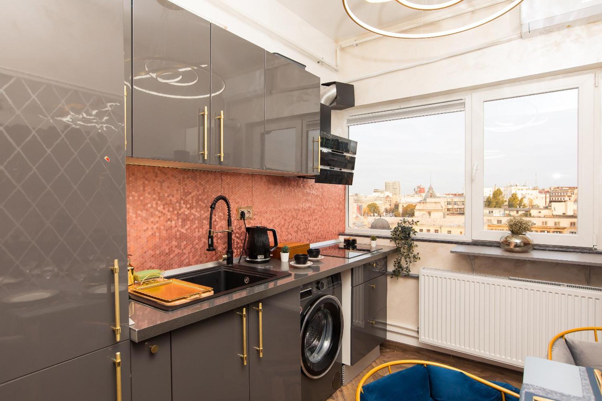 Royalty Apt With City Views On Calea Victoriei 부쿠레슈티 외부 사진